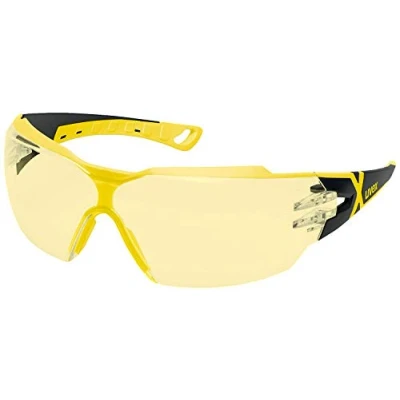 Imagen de Uvex Pheos CX 2 Gafas de Seguridad Amarillos Protección Laboral Antiarañazos y Antivaho (Anti UV)