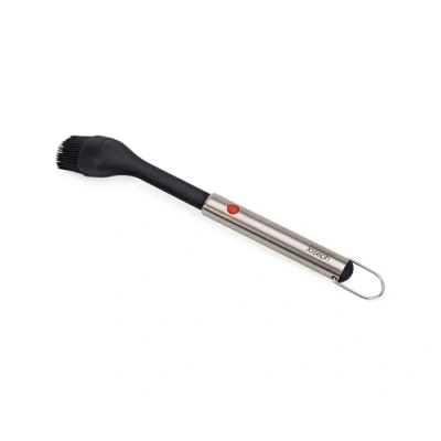 Imagen de Joseph GrillOut Cepillo de Silicona para barbacoa, Cabezal Retráctil, Cerdas Resistentes a Altas Temperaturas, Mango Acero Inoxidable, Fácil Limpiar