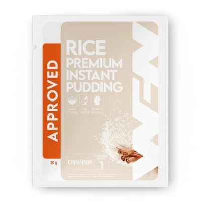 Imagen de WFN Approved Rice Pudín de arroz Sabor canela Sobre 30g Instantáneo y sin aditivos Producido probado en laboratorio Alemania