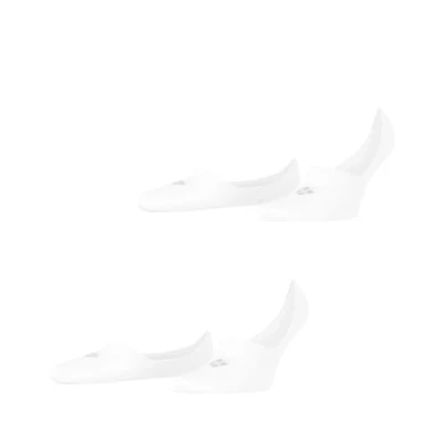 Imagen de Burlington Everyday 2PACK Hidden IN SHOE Calcetines tobilleros, Hombre, Talla: 41/42, White