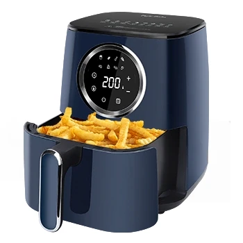 Imagen de Taylor Swoden Marina Freidora sin Aceite, 8 menús prestablecidos y modo manual, 1400W,Panel LED táctil, Air Fryer de 4,2 litros capacidad, Cesta antiadherente,Libre BPA, Color azul