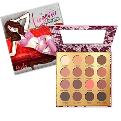 Imagen de Rude Cosmetics The Lingerie Collection Romantic Nights Paleta De Sombras