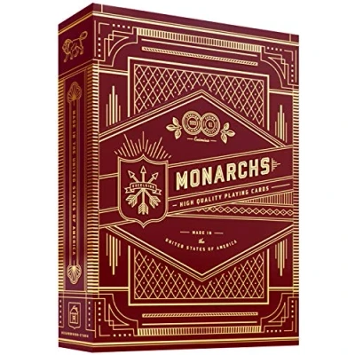 Imagen de theory11 Monarch Playing Cards (Red) by Cartas de Juego, Rosso