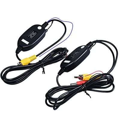Imagen de Navinio Inalámbrico Vídeo RCA Transmisor y Receptor Kit para la Cámara de Reserva del Coche Opinión Posterior Revés Monitor Sistema Estacionamiento
