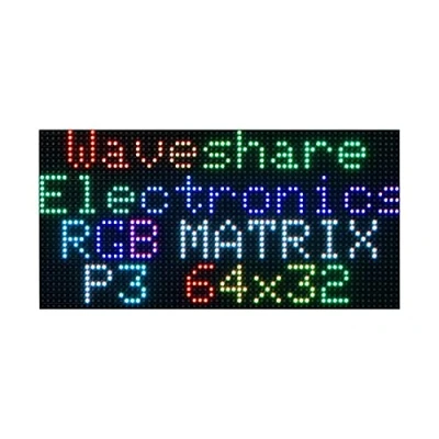 Imagen de RGB Full Color LED Matrix Panel Display, 64x32 Pixels for Raspberry Pi, Pico, ESP32, Ardui,etc, Adjustable Brightness