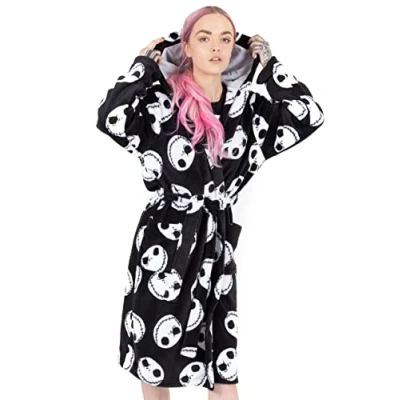 Imagen de Disney la pesadilla antes de navidad para mujer negro PJS albor L