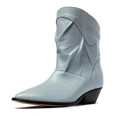 Imagen de L37 HANDMADE SHOES 2U, Western Boot Mujer, Azul, 36 EU