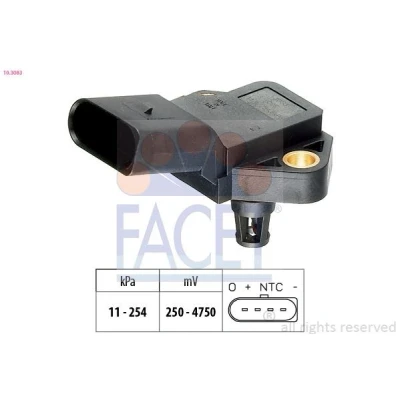 Imagen de FACET 10.3083 Sensores sin piezas de conexión Made in Italy OE Equivalent SEAT: Leon I Hatchback, Ibiza 4, Altea, VOLKSWAGEN: Polo IV Hatchback