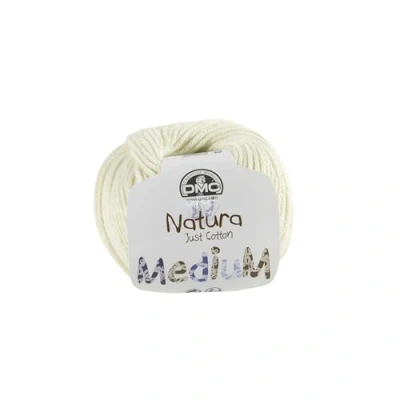 Imagen de DMC Natura Medium Ovillo para tricot y ganchillo 100% algodón Ideal prendas de vestir 50g 75m 27 colores