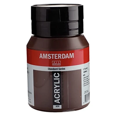Imagen de Amsterdam Standard Series Colores Acrílicos Bote 500 ml Tierra Sombra Tostada 409 (17724092)