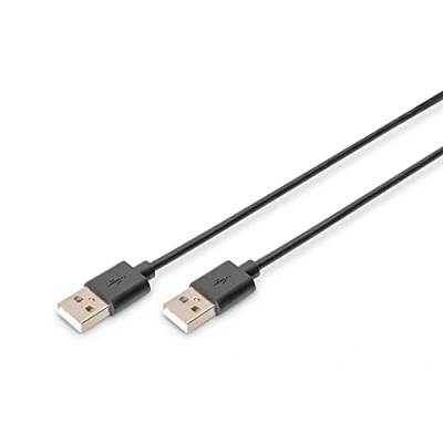 Imagen de DIGITUS Cable de conexión USB 2.0 1,0 m A (m) 480 Mbit/s Compatible con Negro
