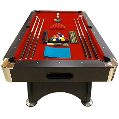 Imagen de Mesa de Billar Modelo 7 FT Red Devil Full Optional Juegos Pool Medición 188 X 96 cm Carambola Nuevo embalado Disponible