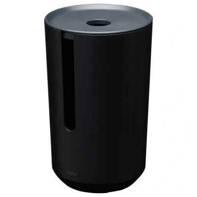 Imagen de Tiger Tess, Portarrollos de Reserva con Tapa, Independiente Negro/Antracita, 143x143x233mm