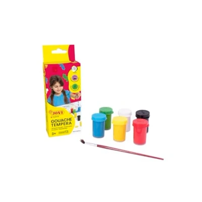 Imagen de Jovi Estuche témpera, 6 botes de 15 ml, colore surtidos (520)