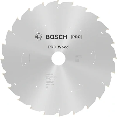 Imagen de Bosch Professional 1x Disco de Sierra Circular Standard for Wood (para Madera, Ø 254 x 30 mm, 24 Dientes, Accesorio sin Cable)
