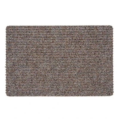 Imagen de ASTRA Felpudo Interior Beige Antideslizante Antipolvo de Puerta 40x60 cm hidrófugo antiestático Resistente Rib Line