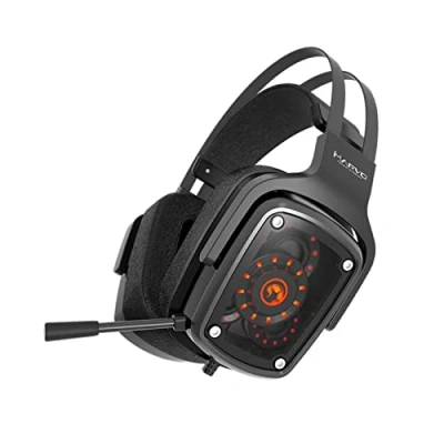 Imagen de Avenzo Scorpion Cascos Gaming, Modelo MA HG9046, Sonido Real 7.1, Incluye 3 Altavoces, Micrófono Ajustable, Control de Volumen, Conector USB, Diadema Autoajustable, Color Negro