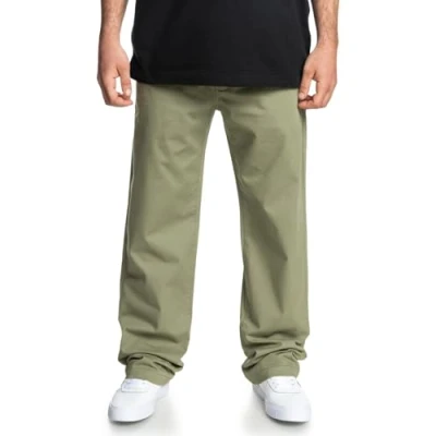 Imagen de DC Shoes Worker Relaxed Chino Pant Pantalones, Hombres, Deep Lichen Green, 34/34