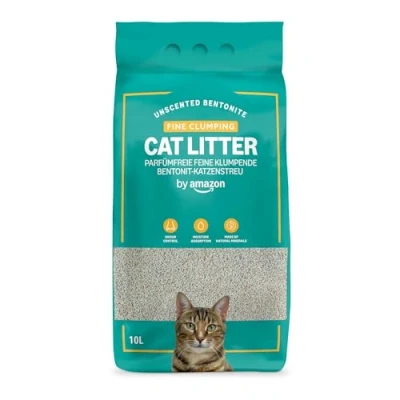 Imagen de by Amazon Arena para Gatos sin Perfume Clumping Fine 10L
