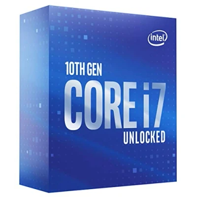Imagen de Intel Core i7 10700K Procesador de sobremesa (8 núcleos hasta 5,1 GHz Desbloqueado LGA1200 (Intel 400 Series Chipset) 125W (BX8070110700K)