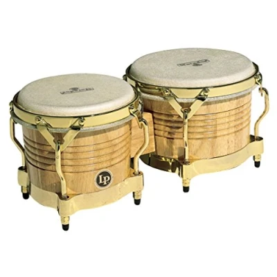 Imagen de LP Matador Bongos de madera, color natural, 7 1/4&quot; y 8 5/8&quot;