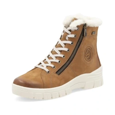 Imagen de Remonte RemonteTEX D0E77 Botines para mujer, con plantilla suelta, impermeable, Braun Kombi 22, 36 EU