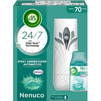 Imagen de Air Wick Freshmatic Aparato y Recambio de Ambientador Spray Automático, Aroma a Nenuco