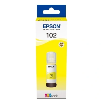 Imagen de Botella de tinta Epson 102 EcoTank, Compatible con ET 2856 / 3850, 70ml, Amarillo