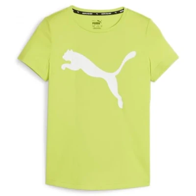 Imagen de Puma Active TEE Unisex Camiseta deportiva para niños, Talla: 15 16a, Lime pow