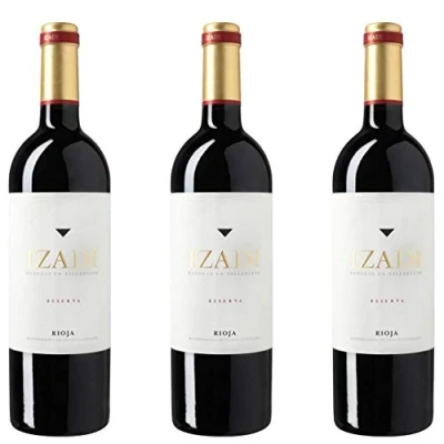 Imagen de Izadi Vino Tinto Reserva 3 botellas x 750ml total: 2250 ml