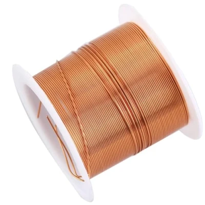 Imagen de alambre de cobre 50 g, cable 0,5 mm, cobre, esmaltado