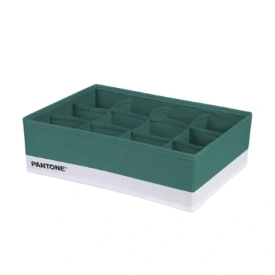 Imagen de PANTONE™ organizador de armario y cajones que ahorra espacio, 1 unidad, 12 compartimentos para ropa, accesorios, baño, dormitorio, organizador, cajones, plegable,