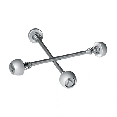 Imagen de Delta Unisex Pinchos HubLox Pernos de liberación rápida, Plata