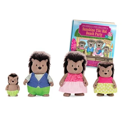 Imagen de B. Li’l Woodzeez Figuras de Animales Juguete puercoespín coleccionables Familia 3 años + The McBristly Porcupines