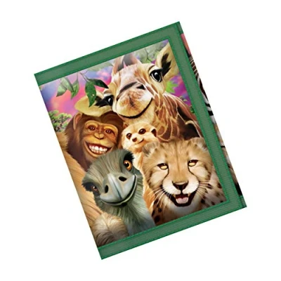 Imagen de Deluxebase 3D LiveLife Carteras Sonrisas de Safari Cartera lenticular con Animales Salvajes. Billetera Monedero y Tarjetero ilustración del reconocido Artista Michael Searle
