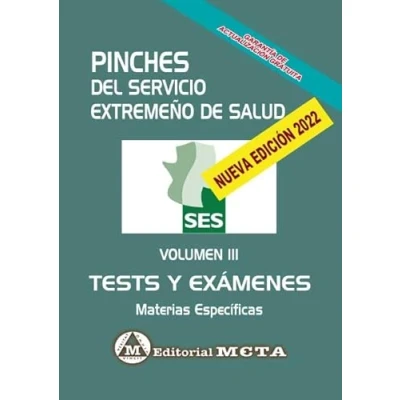 Imagen de Pinches del Servicio Extremeño de Salud Materias Específicas (Tests y Exámenes Resueltos)