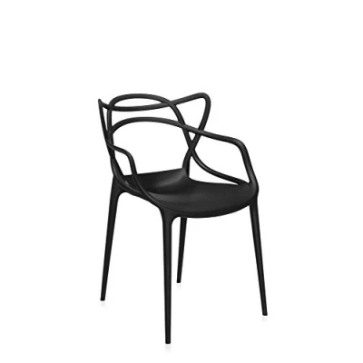 Imagen de Kartell Masters, Silla, Negro, Set de 4
