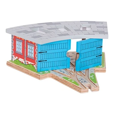 Imagen de Bigjigs Rail Cobertizo para Tres locomotoras