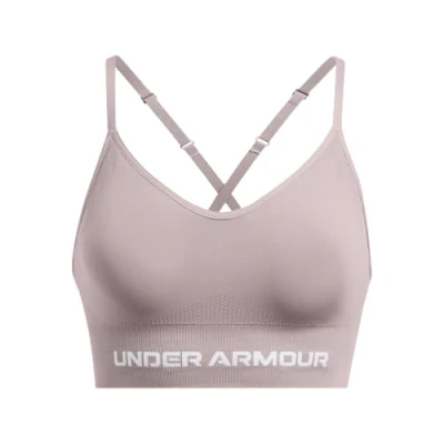 Imagen de Under Armour Vanish Seamless LOW Sujetadores deportivos con sujeción ligera, Mujer, Talla: XS, Tetra gray/white