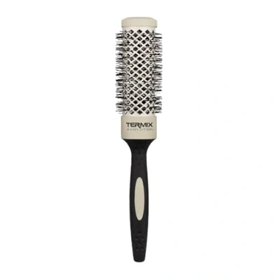 Imagen de TERMIX Evolution Soft Ø32 Cepillo Profesional para Cabellos Finos y Delicados Fibras Ionizadas Secado Rápido con Perforado Romboidal Mango Ergonómico Antideslizante Brillo Intenso