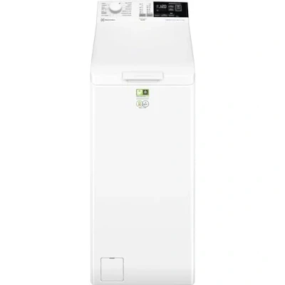 Imagen de Electrolux EN6T4722NF Lavadora de Carga Superior 7Kg, 1200 rpm, Libre Instalación, Tecnología SensiCare, Función TimeSave, Inicio en Diferido, Programa Antialergias, Display LCD, Blanco, Clase A