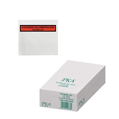 Imagen de Dohe Packing List 140x125 mm (1000 uds.), Sobres Portadocumentos Autoadhesivos, Material de Oficina