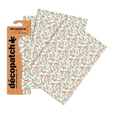 Imagen de Clairefontaine ES Décopatch Lote de 3 hojas iguales para pegar