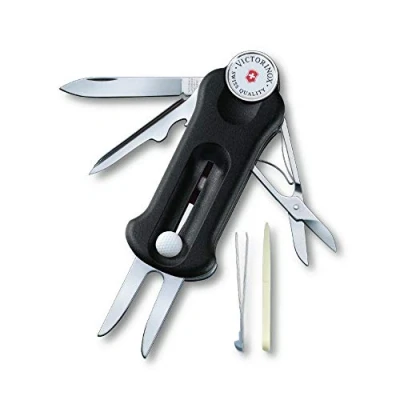 Imagen de Victorinox, Golf Tool, Navaja Multiuso Suiza, Cuchillo bolsillo, Regalo, 10 Funciones, Hoja grande, Repair tool