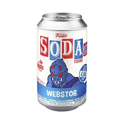 Imagen de Funko Vinyl Soda: Motu Webstor Brilla en la Oscuridad Chase (Styles May Vary) Masters of The Universe del Universo Figura de Vinilo Coleccionable Idea Regalo TV Fans