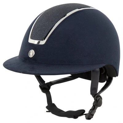 Imagen de BR riding helmet Omega microfiber glitter