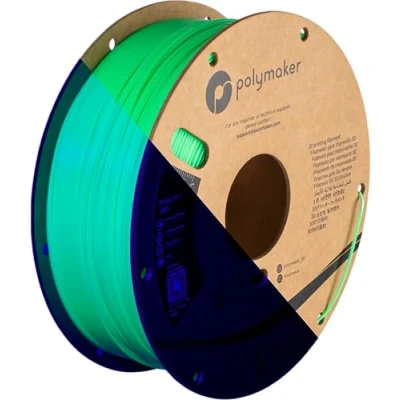 Imagen de Polymaker Filamento ABS Neón Verde de 0.069 Pulgadas para Impresora 3D, Resistente al Calor, 2.2 Libras, Reactivo a los Rayos UV