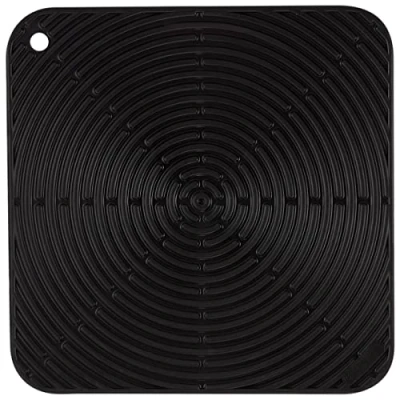 Imagen de Le Creuset Salvamanteles Cool Tool, Silicona, Resistente al calor, diámetro 29 cm, Negro Onyx, 93005629140000
