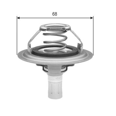 Imagen de GATES TH23080G1 Termostato, refrigerante 80 con juntas sin carcasa (cárter) PEUGEOT: 406 Berlina, Familiar, 605 CITROËN: Xantia Hatchback