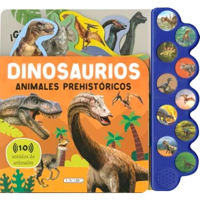 Imagen de Dinosaurios Animales Prehistoricos. Libro Con Sonidos